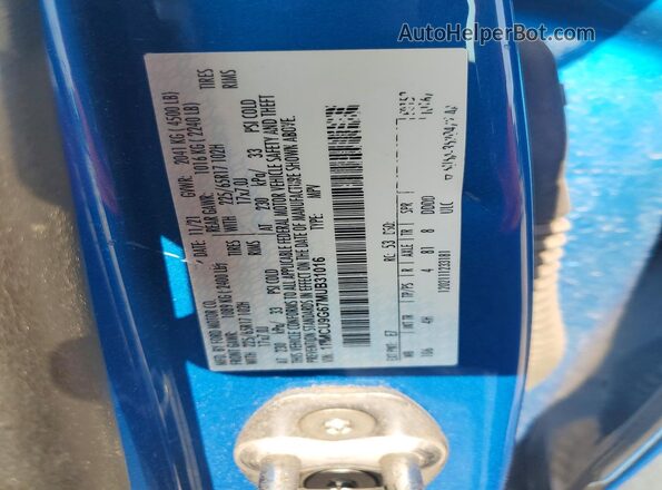1FMCU9G67MUB31016 2021 FORD ESCAPE Blue Սալոնի 360 աստիճան տեսք