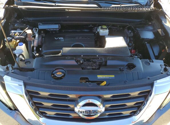5N1DR2MM6KC588760 2019 NISSAN PATHFINDER Gray Vista de la etiqueta del VIN