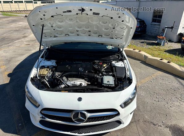 WDD3G4EB2KW034599 2019 MERCEDES-BENZ A White Вид задніх сидінь