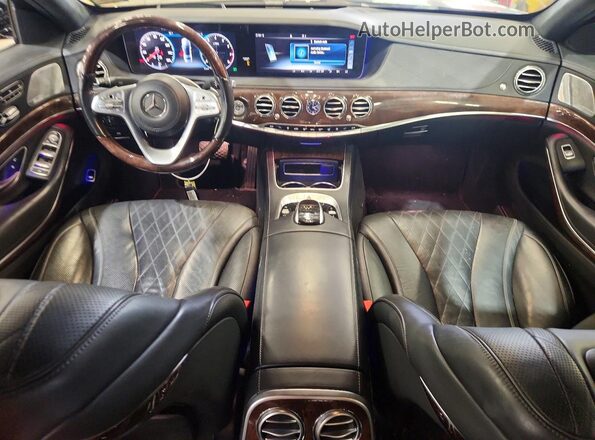 WDDUG8GB0JA406235 2018 MERCEDES-BENZ S Black Սարքավորումների վահանակի տեսք