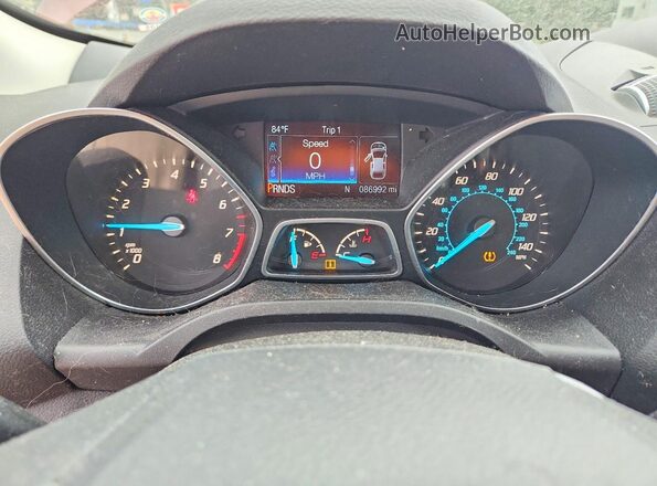 1FMCU9GX1GUC48023 2016 FORD ESCAPE Красный Вид задних сидений