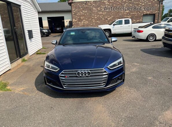 WAUC4CF55JA011381 2018 AUDI OTHER Blue Widok z tyłu