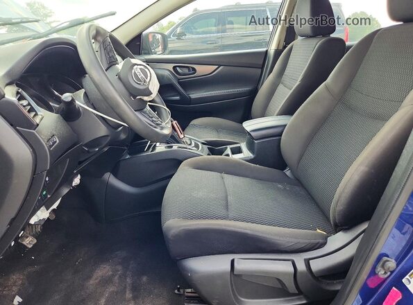 JN1BJ1AV7MW304700 2021 NISSAN ROGUE Blue Widok deski rozdzielczej
