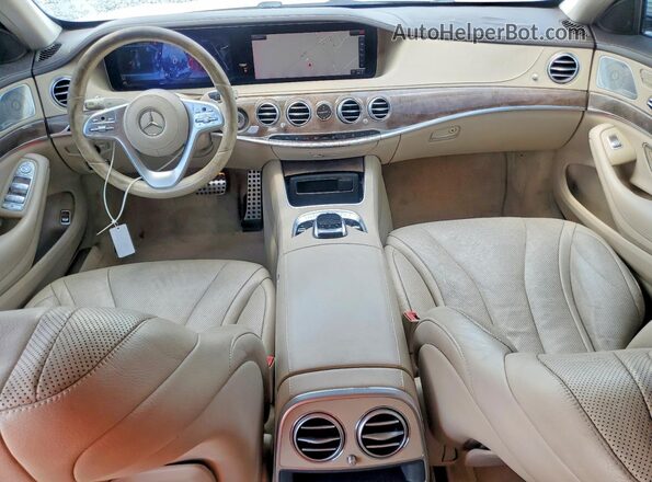 WDDUG6GB8JA361694 2018 MERCEDES-BENZ S White Вид щитка приладів