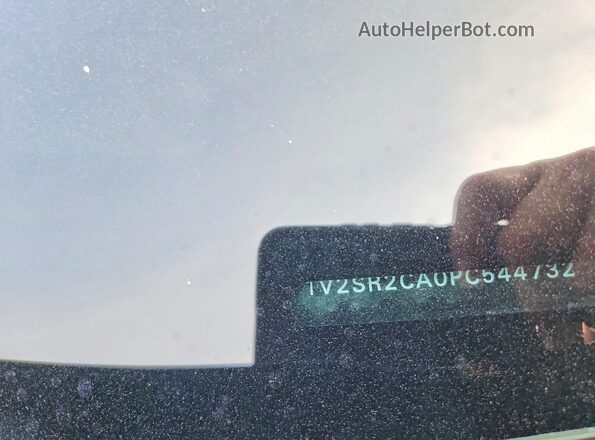 1V2SR2CA0PC544732 2023 VOLKSWAGEN ATLAS Синий Панорамный вид салона 360°