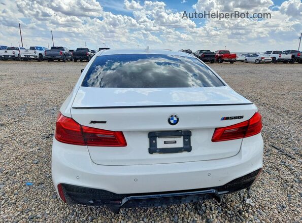 WBAJB9C54JB035377 2018 BMW M5 White Սալոնի դիմացի տեսք