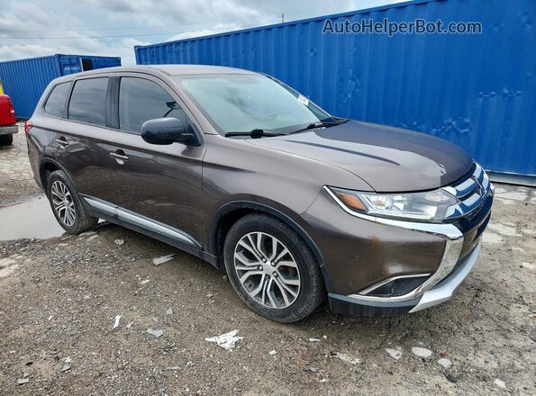 JA4AD2A30JZ048800 2018 MITSUBISHI OUTLANDER Black Դիմացի տեսք