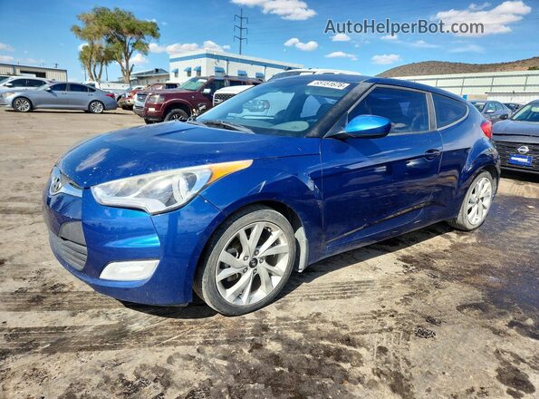 KMHTC6AD6HU317211 2017 HYUNDAI VELOSTER Синий Задняя левая четверть