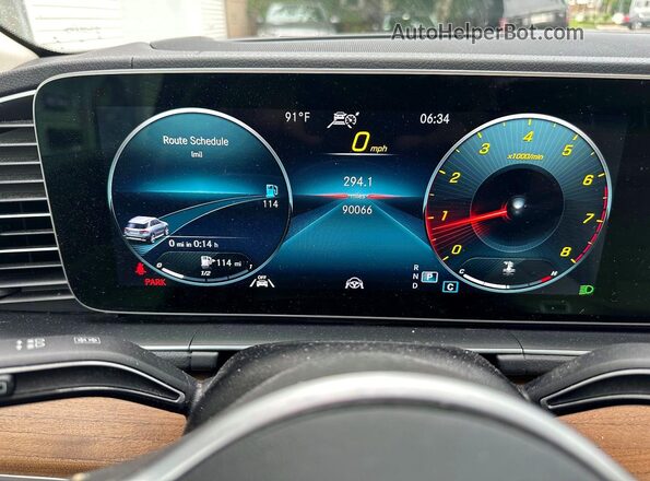 4JGFB4KB6NA606846 2022 MERCEDES-BENZ GLE Белый Вид задней части салона