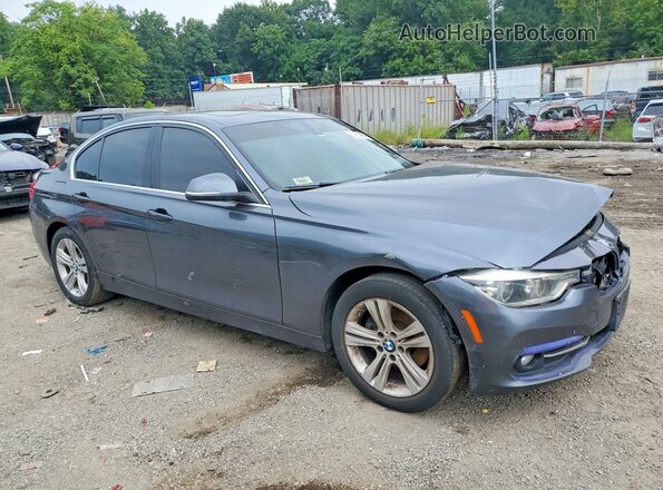 WBA8F1C50JK898407 2018 BMW 3 SERIES Серый Вид спереди