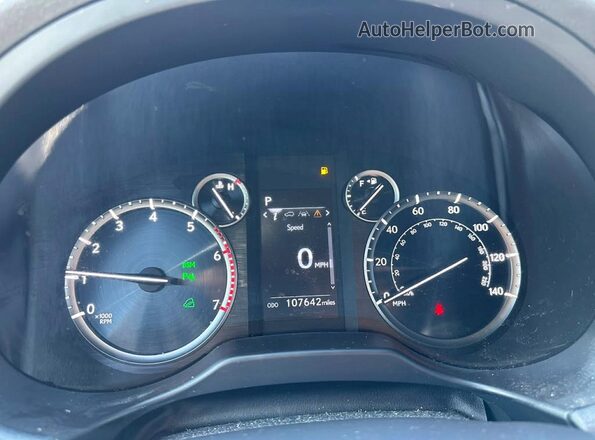 JTJAM7BXXL5243217 2020 LEXUS GX Черный Вид щитка приборов