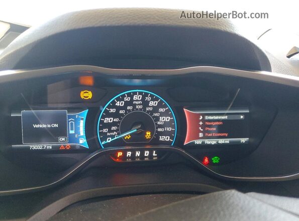 1FADP5CU0GL103328 2016 FORD C-MAX White უკანა სავარძლების ხედი