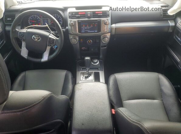 JTEBU5JR5J5574925 2018 TOYOTA 4RUNNER Black ხელსაწყოთა პანელის ხედი
