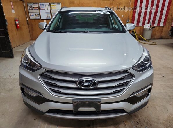 5XYZUDLB8HG490788 2017 HYUNDAI SANTA FE Серебряный Вид сзади