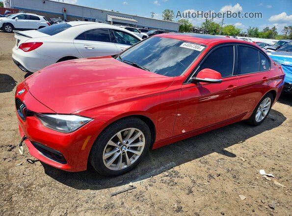 WBA8A3C51GK551414 2016 BMW 3 SERIES Red Հետևի ձախ