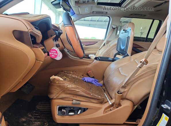 1GYS4KKJ6GR349033 2016 CADILLAC ESCALADE Черный Вид панели приборов