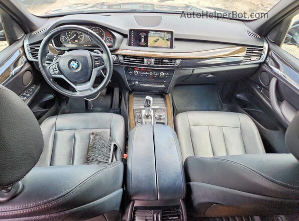 5UXKT0C50J0W03487 2018 BMW X5 Black Вид щитка приладів