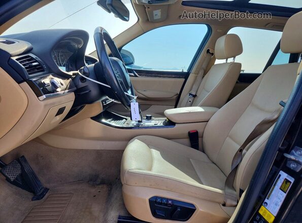 5UXWX9C59G0D67685 2016 BMW X3 Black Widok deski rozdzielczej