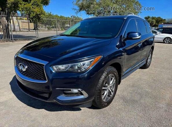 5N1DL0MM9LC538281 2020 INFINITI QX60 Blue Tył lewy