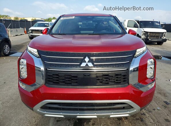 JA4J4UA88NZ079709 2022 MITSUBISHI OUTLANDER Red უკანა ხედი