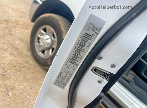 3C6UR5JJ3KG562170 2019 RAM 2500 White Սալոնի հետևի տեսք