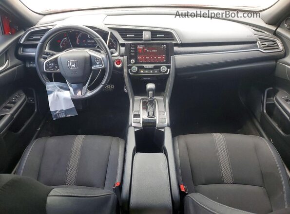 2HGFC2F50GH550421 2016 HONDA CIVIC Red Widok zestawu wskaźników