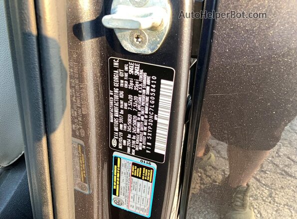5XYP3DHC7LG058410 2020 KIA TELLURIDE Gray Սալոնի հետևի տեսք