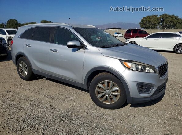 5XYPG4A30GG052274 2016 KIA SORENTO Silver Вид спереду
