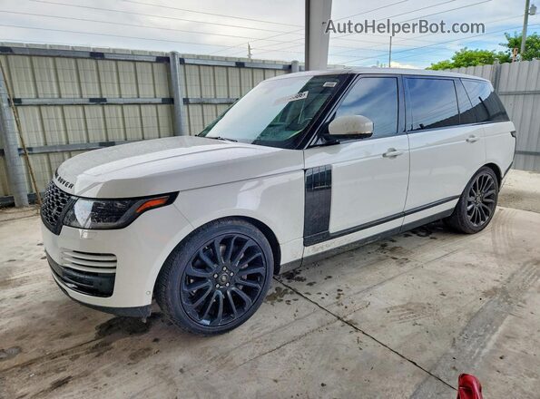 SALGS5RE1JA390129 2018 LAND ROVER RANGE White Trasero izquierdo