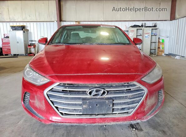 5NPD84LF3JH212929 2018 HYUNDAI ELANTRA Красный Вид сзади