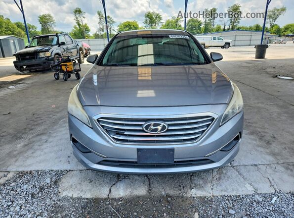 5NPE24AFXGH395716 2016 HYUNDAI SONATA Silver Vista trasera