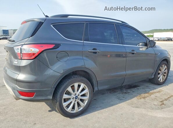 1FMCU0HDXJUC03797 2018 FORD ESCAPE Серый Передняя правая четверть