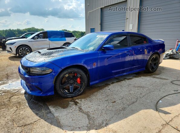 2C3CDXL90KH595360 2019 DODGE CHARGER Blue Tył lewy