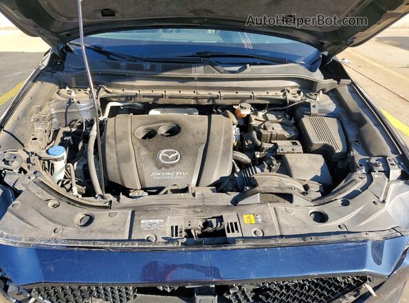 JM3KFACMXK0682892 2019 MAZDA CX-5 Blue VIN კოდის სტიკერის ხედი