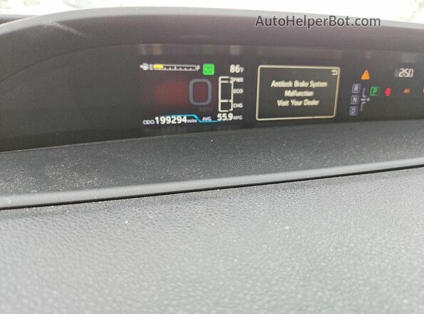 JTDKBRFUXJ3596428 2018 TOYOTA PRIUS Blue Rear seats view