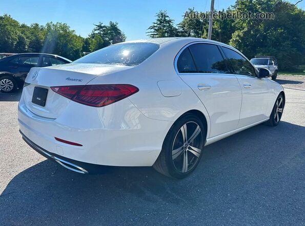 W1KAF4HB0NR019110 2022 MERCEDES-BENZ C White Front right