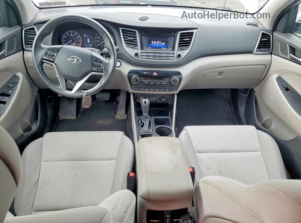 KM8J3CA2XHU396435 2017 HYUNDAI TUCSON White Вид щитка приладів