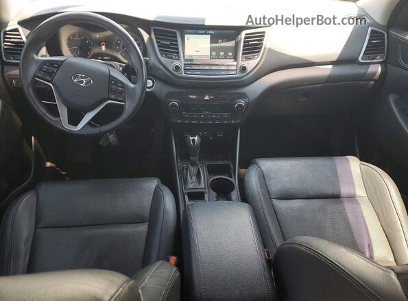 KM8J33A23HU276668 2017 HYUNDAI TUCSON Silver Vista del cuadro de instrumentos