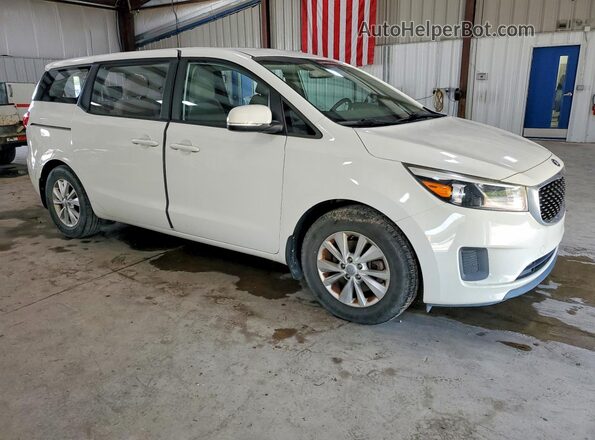 KNDMA5C14G6149728 2016 KIA SEDONA White Front view