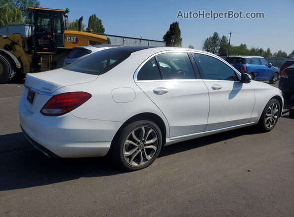 55SWF4KBXHU227254 2017 MERCEDES-BENZ C White Front right