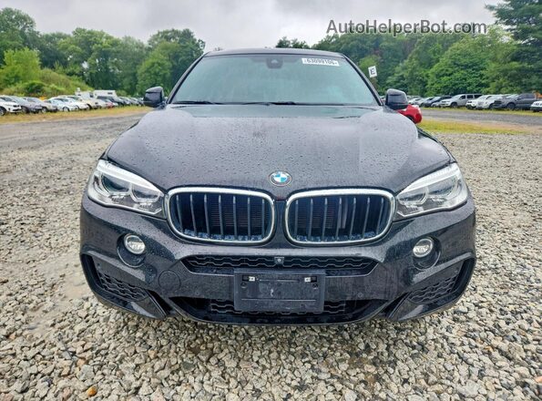 5UXKU2C52K0Z65590 2019 BMW X6 Black Widok z tyłu