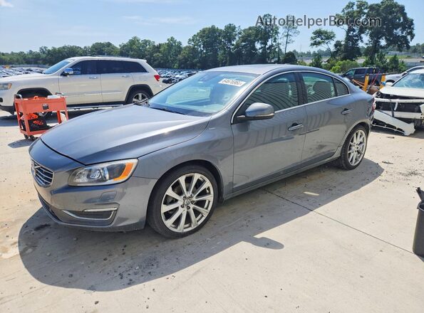 LYV402FM8GB110539 2016 VOLVO S60 Gray Trasero izquierdo