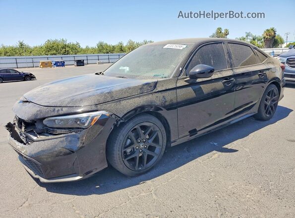 2HGFE2F53SH574537 2025 HONDA CIVIC Black Հետևի ձախ
