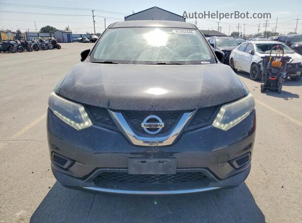 KNMAT2MV3GP627628 2016 NISSAN ROGUE Черный Вид сзади