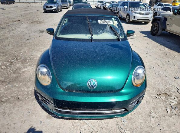 3VW5DAAT0JM502351 2018 VOLKSWAGEN BEETLE Green Widok z tyłu