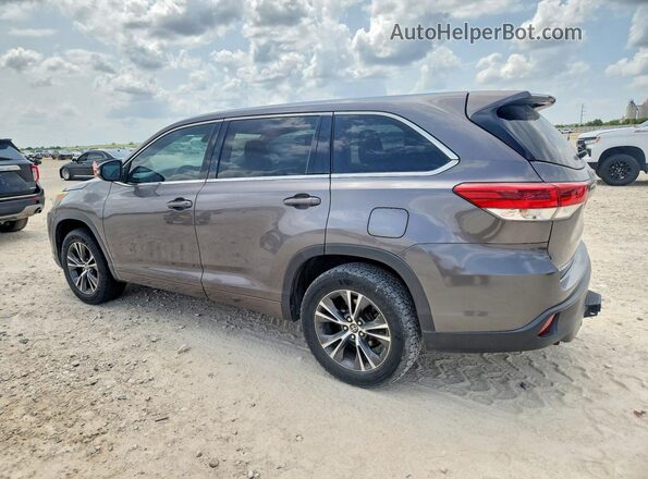 5TDZARFH4JS034253 2018 TOYOTA HIGHLANDER Gray Tył prawy