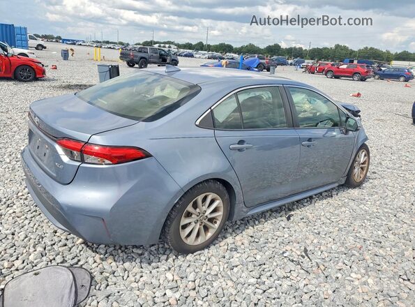 JTDFPRAE8LJ010455 2020 TOYOTA COROLLA Синий Передняя правая четверть