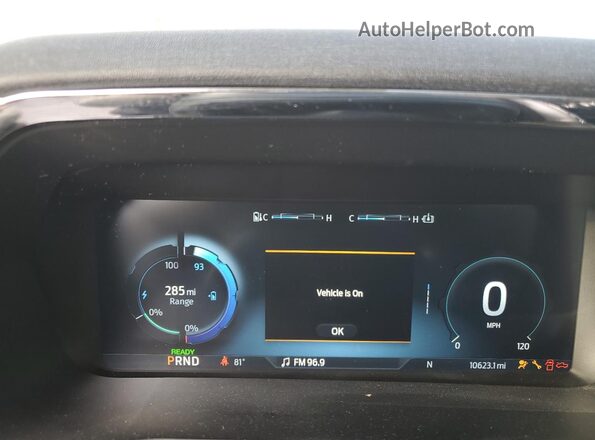 1FT6W1EV0PWG32426 2023 FORD F-150 LIGHTNING Белый Вид задних сидений