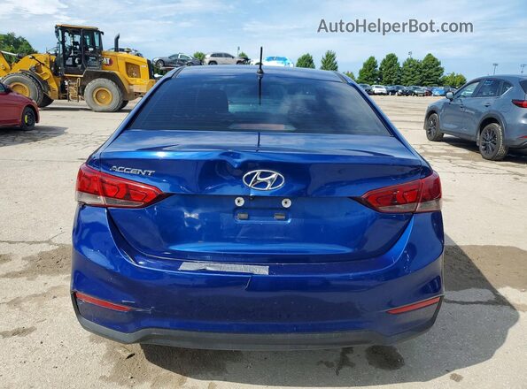 3KPC24A39KE040949 2019 HYUNDAI ACCENT Blue Widok wnętrza z przodu