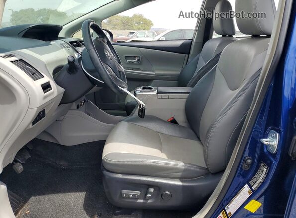 JTDZN3EU7GJ051392 2016 TOYOTA PRIUS Blue Вид панелі приладів
